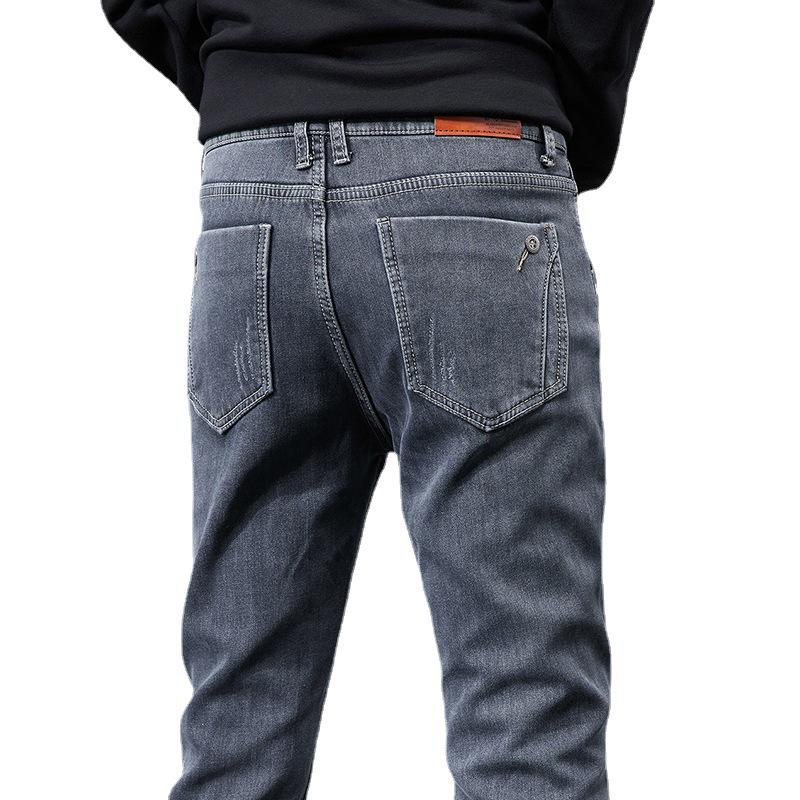Popular Men's Stretch Jeans: Slim Fit, All-Season Casual and Sporty Style