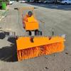 Compact Multi-Functional Self-Propelled Crawler Snow Sweeper with Roller Brush