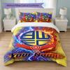 Bolton Wanderers FC Custom Name Text Bedding Set 1 Duvet Cover+2 Pillowcases Soccer Logo Personalized Gift For Special Occasion Bedroom Decor