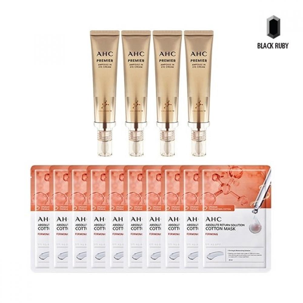 

AHC Eye Cream Season 11 40ml x 4 + Pure Cotton Mask Pack Firming 10 Sheets