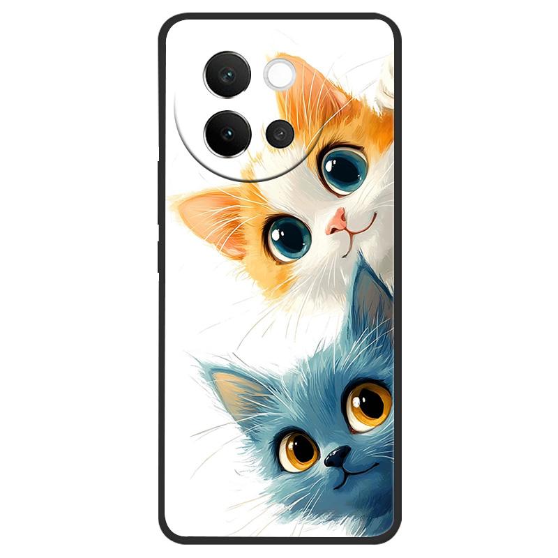 For Vivo V40 Lite 5G Case Marble Soft Matte Silicone Back Cover For Vivo V40 Lite V40Lite Full Coverage Phone Shell 6.78" Coque