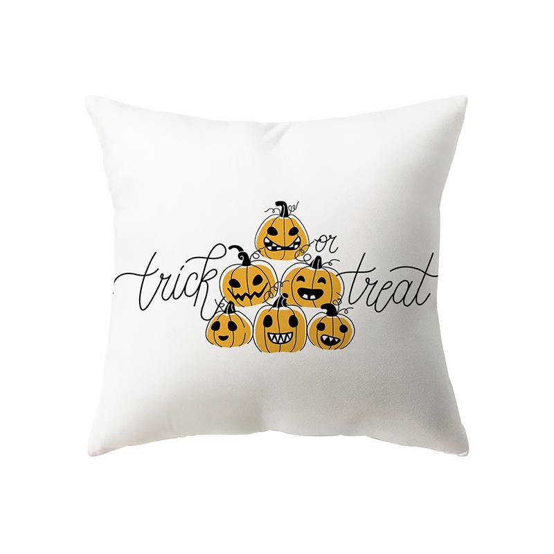 Pumpkin Halloween Theme Pillow Cover Sofa Cushion  Holiday Gift Party Decoration Home Decor