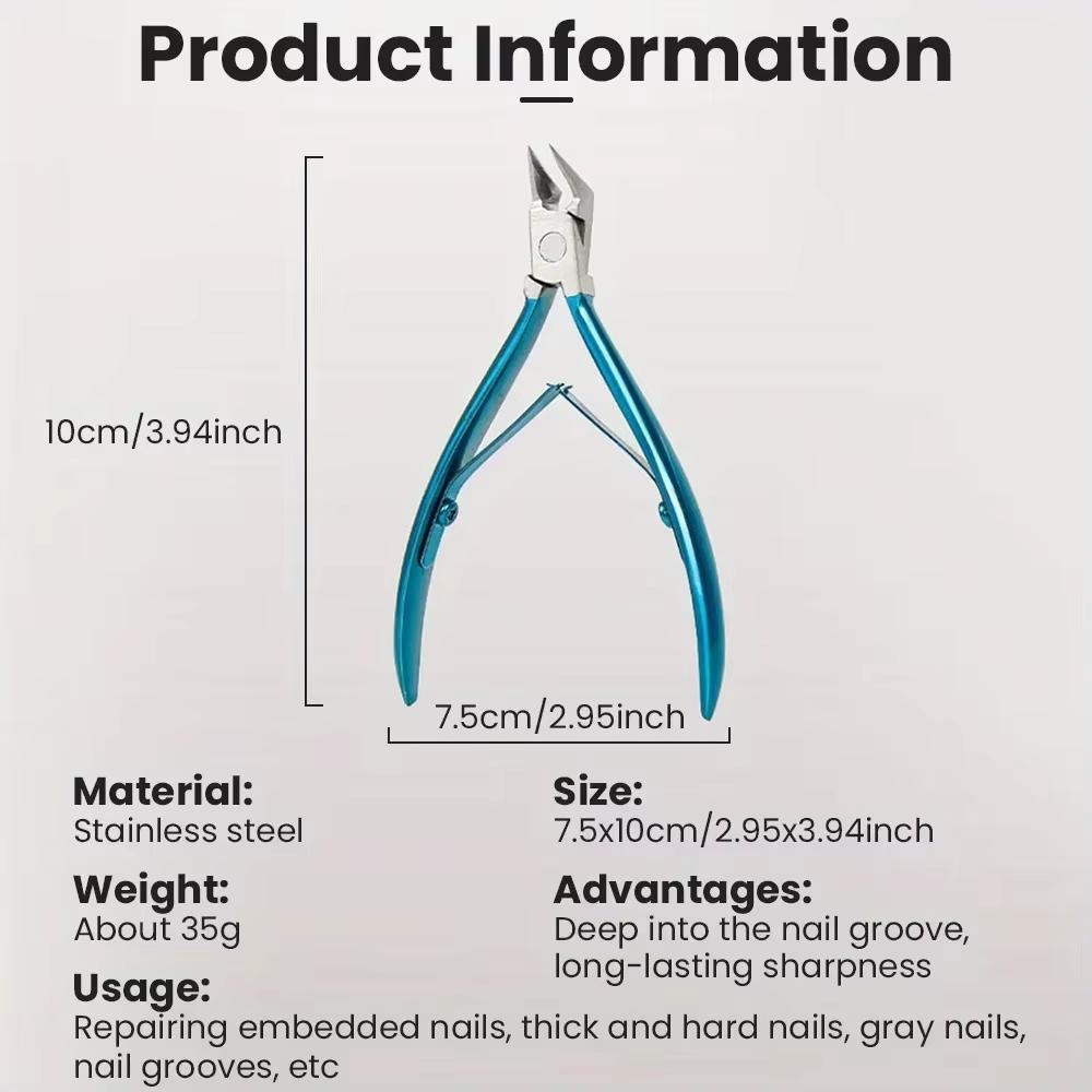 1Pc Professional Toenail Clippers For Thick Ingrown Nails Wide Opening Non-Slip Long Handle Toenail nail clipper tools