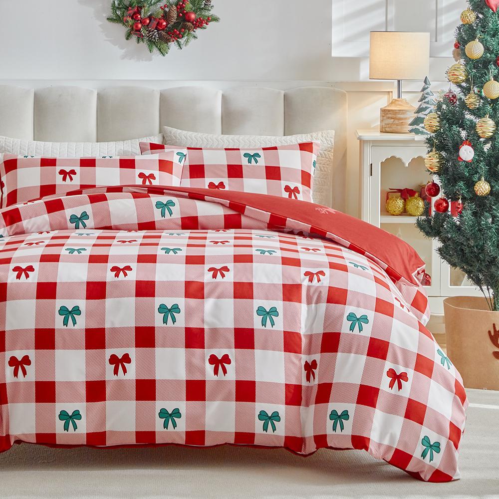 

Duvet Cover Bedding Set Christmas Twin Full Queen King Size 135X200 Nordic Quilt Cover 240X220 Double Single Bed Linen 200X200 EU Single 135x200 cm