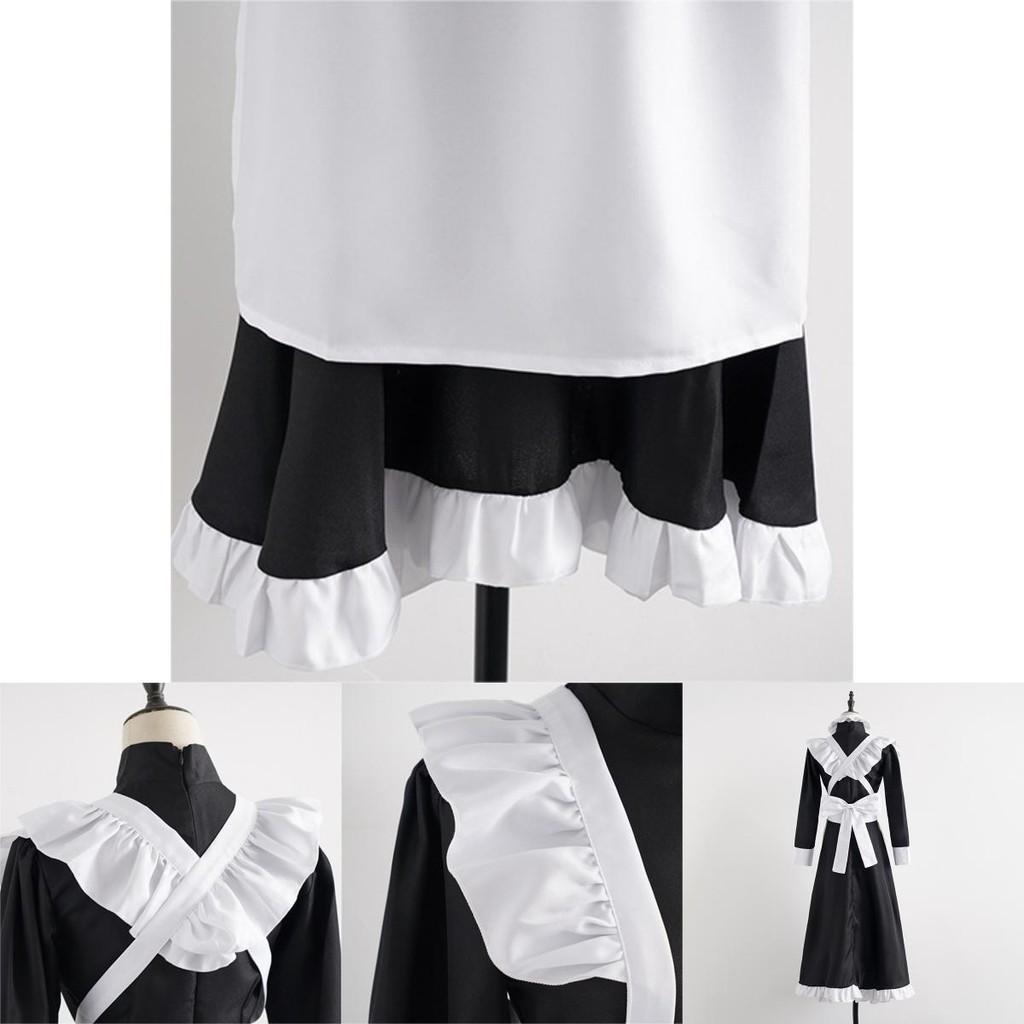 Cotton Blend Fabric Maid Costume Comfortable And Trendy Cosplay Outfit
