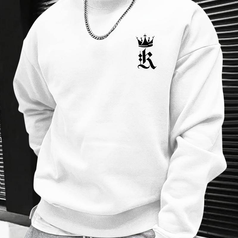 Мужская толстовка с круглым вырезом, Эластичная и прочная, Отлично подходит для активных дней и повседневных дел XXL чёрный