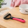 Dematting Comb for Dogs And Cats Double-Sided Pet Grooming Brush Stainless Steel Cat Undercoat Rake with Dog Brush Thick Fur Non-Slip Handle