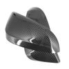 For Toyota Harrier 2014- Car Rearview Mirror Cover Trim, Black Carbon Fibre Side Turn Signal Mirror Covers 2015 2016 2017