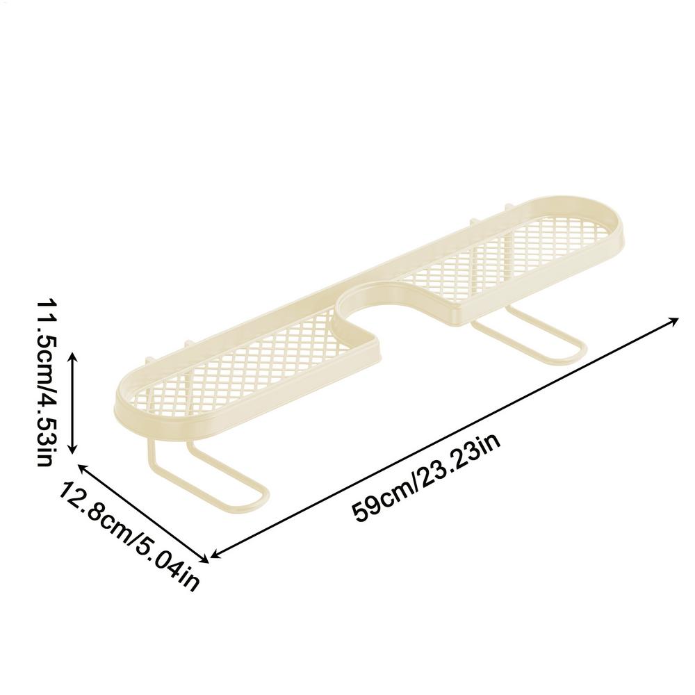 Faucet storage rack U-shaped countertop storage rack carbon steel hole-free household bathroom Wash Basin Shower storage rack