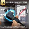 Shizukawill L-Shaped HDMI Adapter 90 Degree Male To Female 4K Extension Connector Left and Right Angle 2-Pack Black