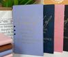 Thanksgiving Diary English A6 Paper Cover Gift Notebook 100 Sheets Schedule & Plan Log Happiness Self-Care