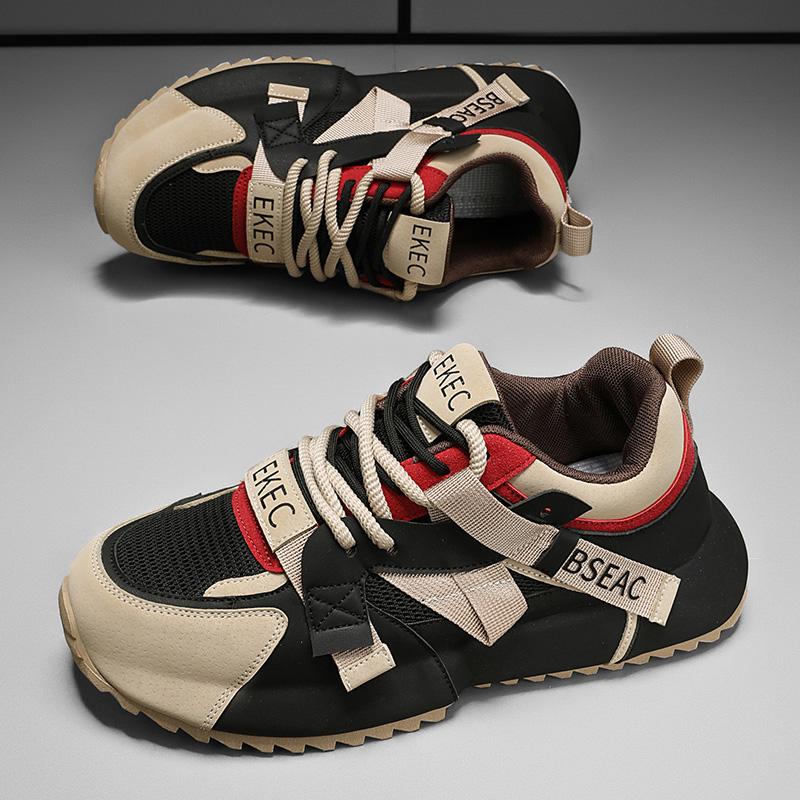 Men Casual Shoes Spring Tide High Quality Anti Slip Sneakers Man 2024 New Fashion Breathable Mixed Color Male Tide Shoe Footwear