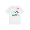 Vans Sport Casual Printed Round Neck Short Sleeve T-Shirt Men Tops White VN0A4MRBWHT1