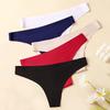 Big Red Thong Female Natal Year Daily Large Size 50 Kg Can Wear European and American Seamless Underwear Sports Fitness Yu