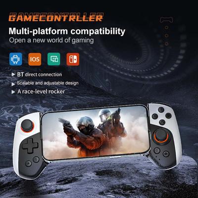 Manette de jeu sans fil JK03 compatible Bluetooth 5.3, télescopique, avec fonction macro, pour Android/iPhone/Switch/PC