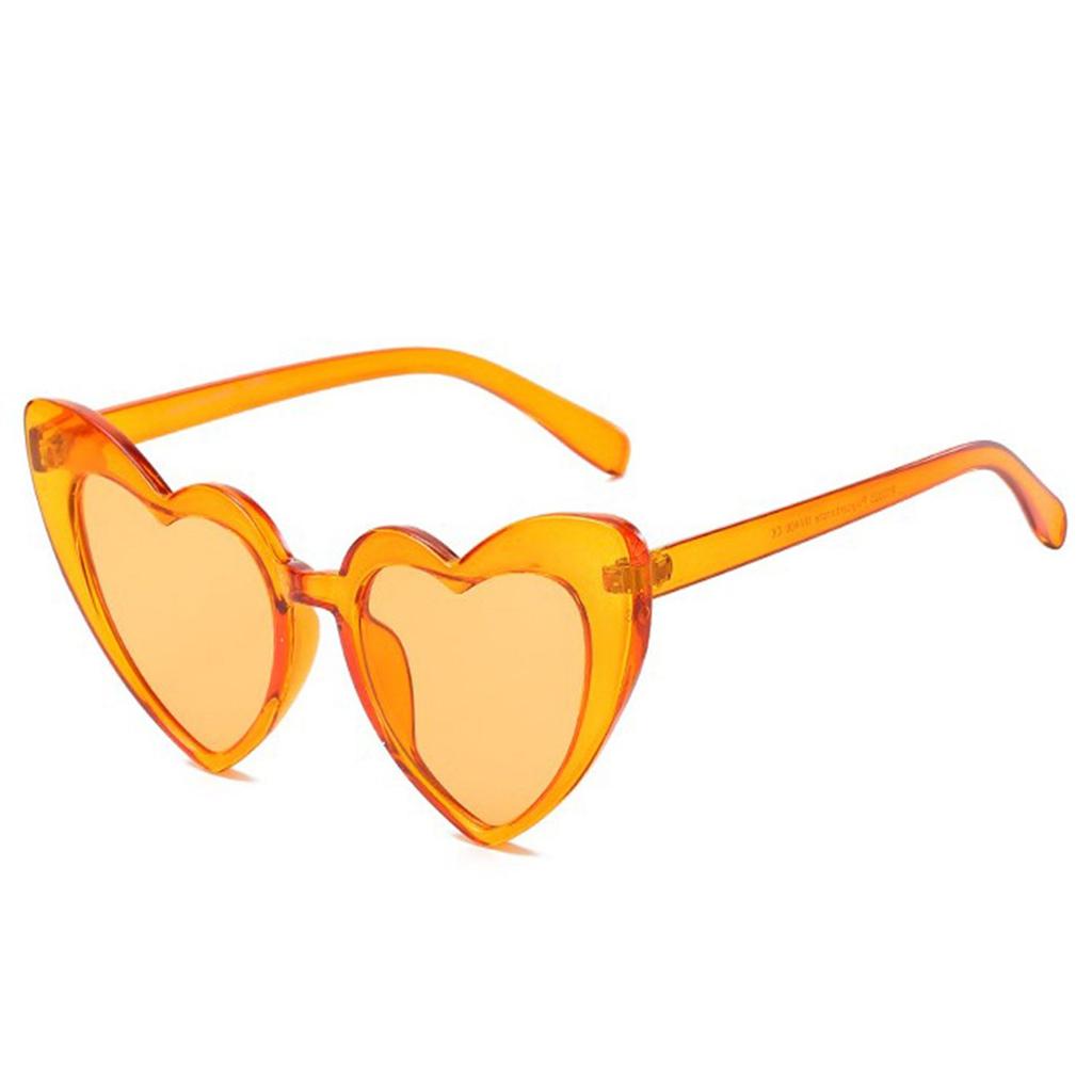 Fashion Clout Goggle Love Heart Sunglasses Uv400 Protection Vintage Sunglasses Heart-Shaped Sunglasses Eyewear