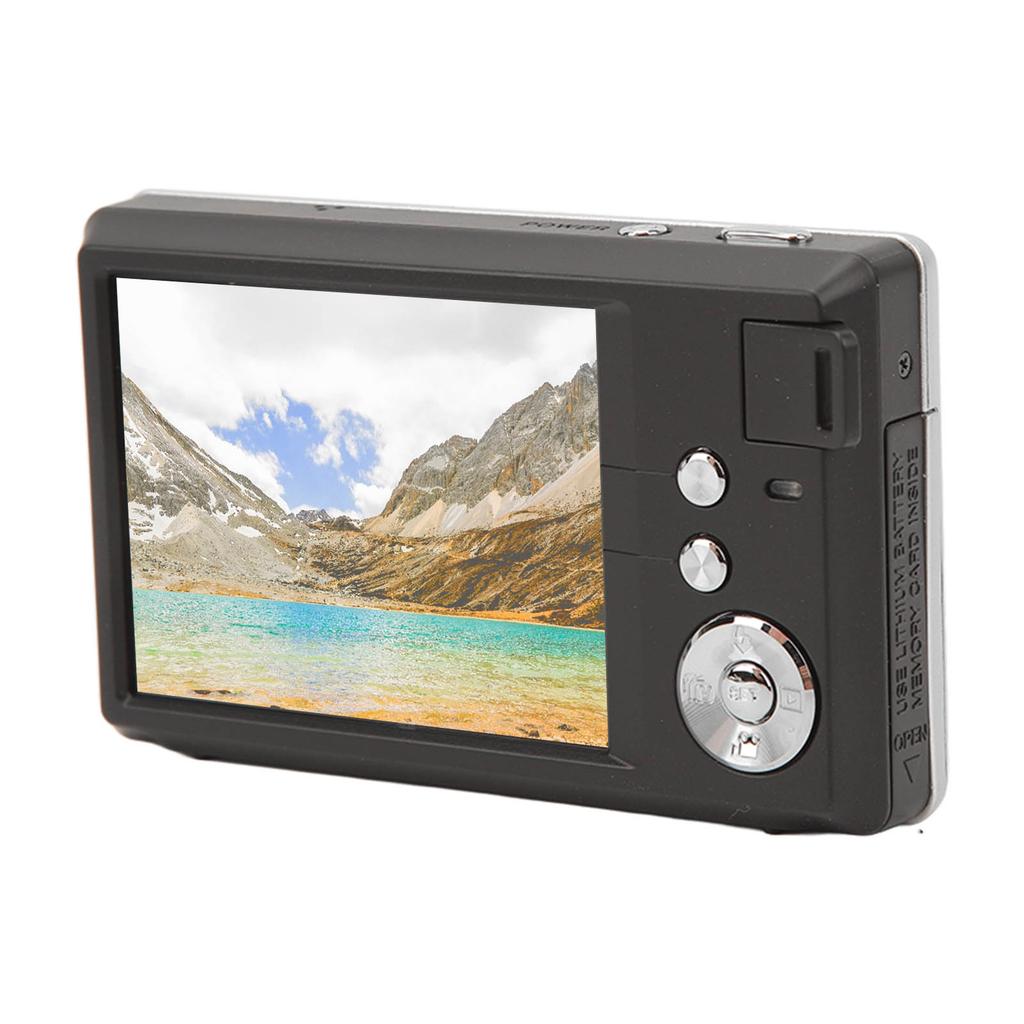 3.0in LCD Digital Camera 4K 48MP 16X Zoom Anti Shaking Portable HD Camera with Type C Port Fill Light for Teens Kids