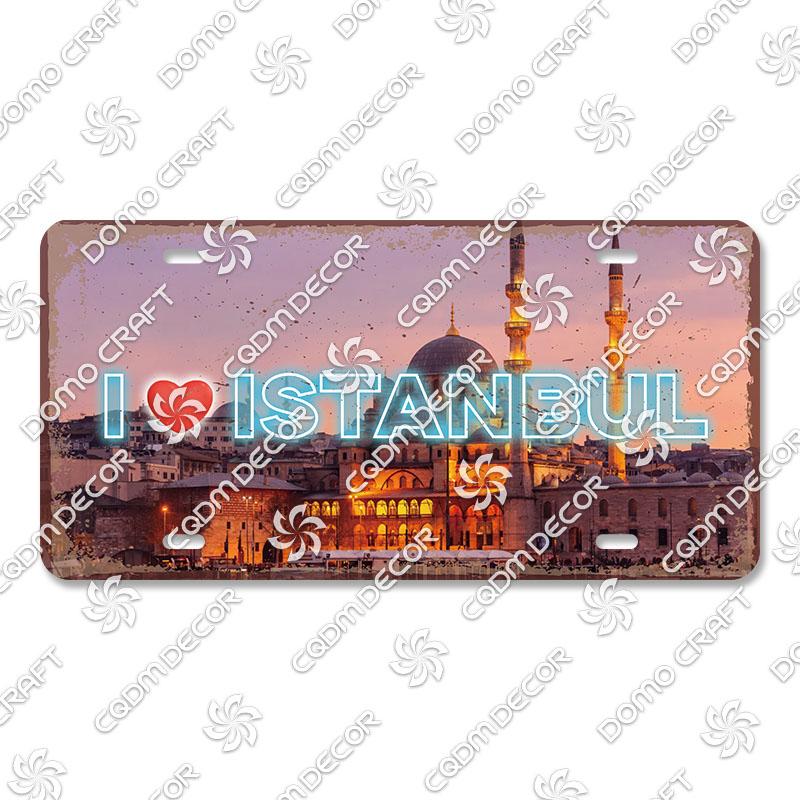 National Tourist City Plaques Metal Plate London Hawaii Venice Retro Metal Tin Signs Wall Decor Garage Car Club Living Room Home