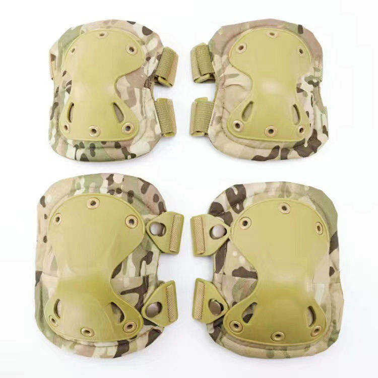2024 Custom Logo Camouflage Tactical Sport Knee Pad Sets Protective Training Gear for Elbow & Knee