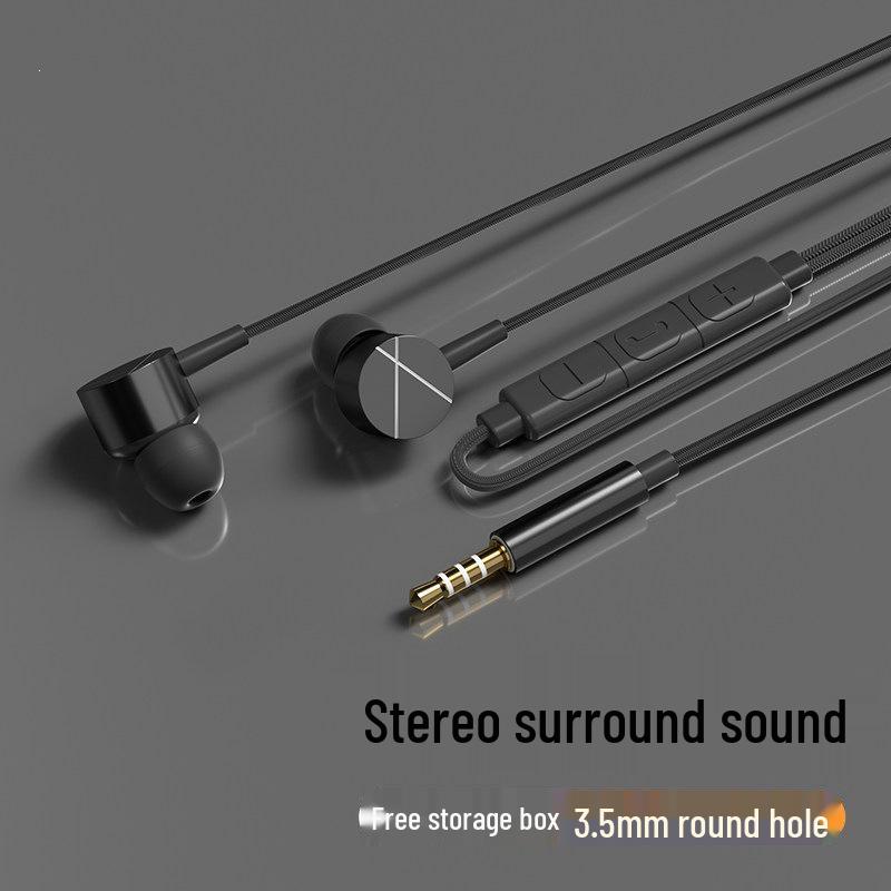 2026 New Model Type-C Wired In-Ear Earphones - High-Fidelity Digital Sound with K Song Compatibility and Flat Port Design