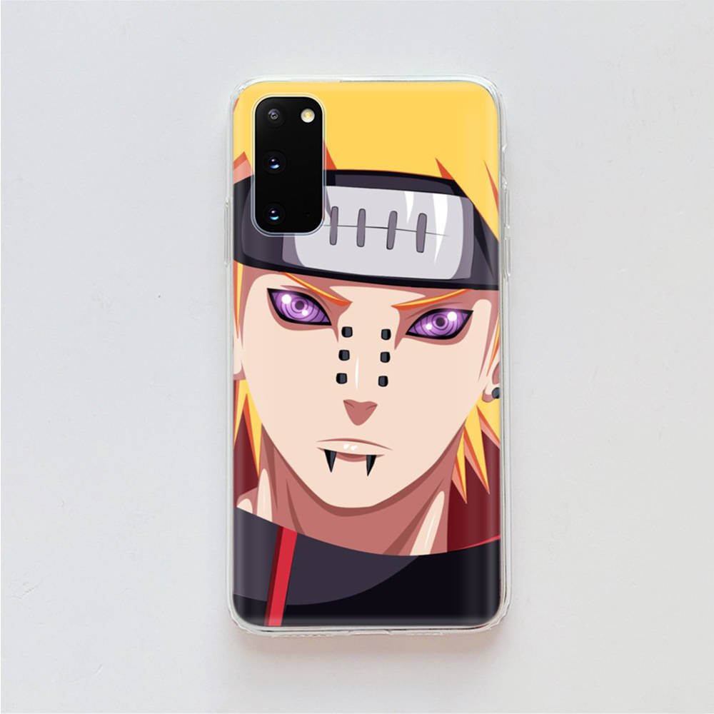 AD77 Naruto Akatsuki Clear Case for Samsung A04 A14 A23 A34 A54 M23 M33 M52 M53 Realme 10 9 C30S C35 C55 VIVO Y02 Y21 Y33S Y51 X80 V25 Cover