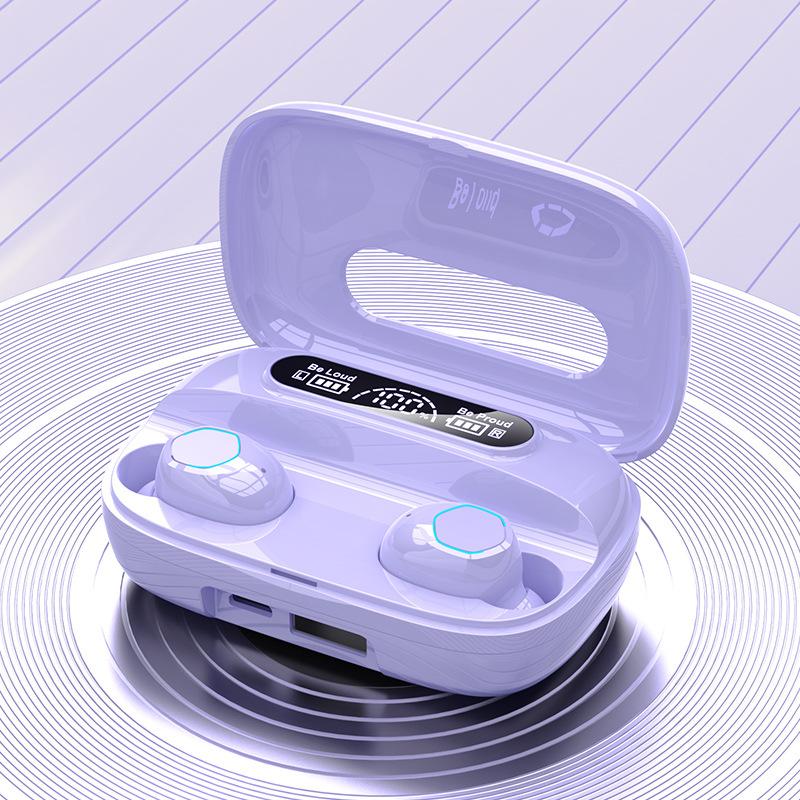 

Bluetooth-наушники TWS In-Ear с долгим сроком службы, мощным цифровым дисплеем, шумоподавлением фиолетовый