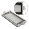 Rear License Plate Lamp Cover Precise Fit High Brightness IP67 Waterproof Polycarbonate Housing 68020954AB 68020955AB