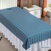 White Washable Beauty Salon Massage Bed Sheet with Hole - Anti-Dirty, Quick-Dry, Wrinkle-Resistant, Customizable.