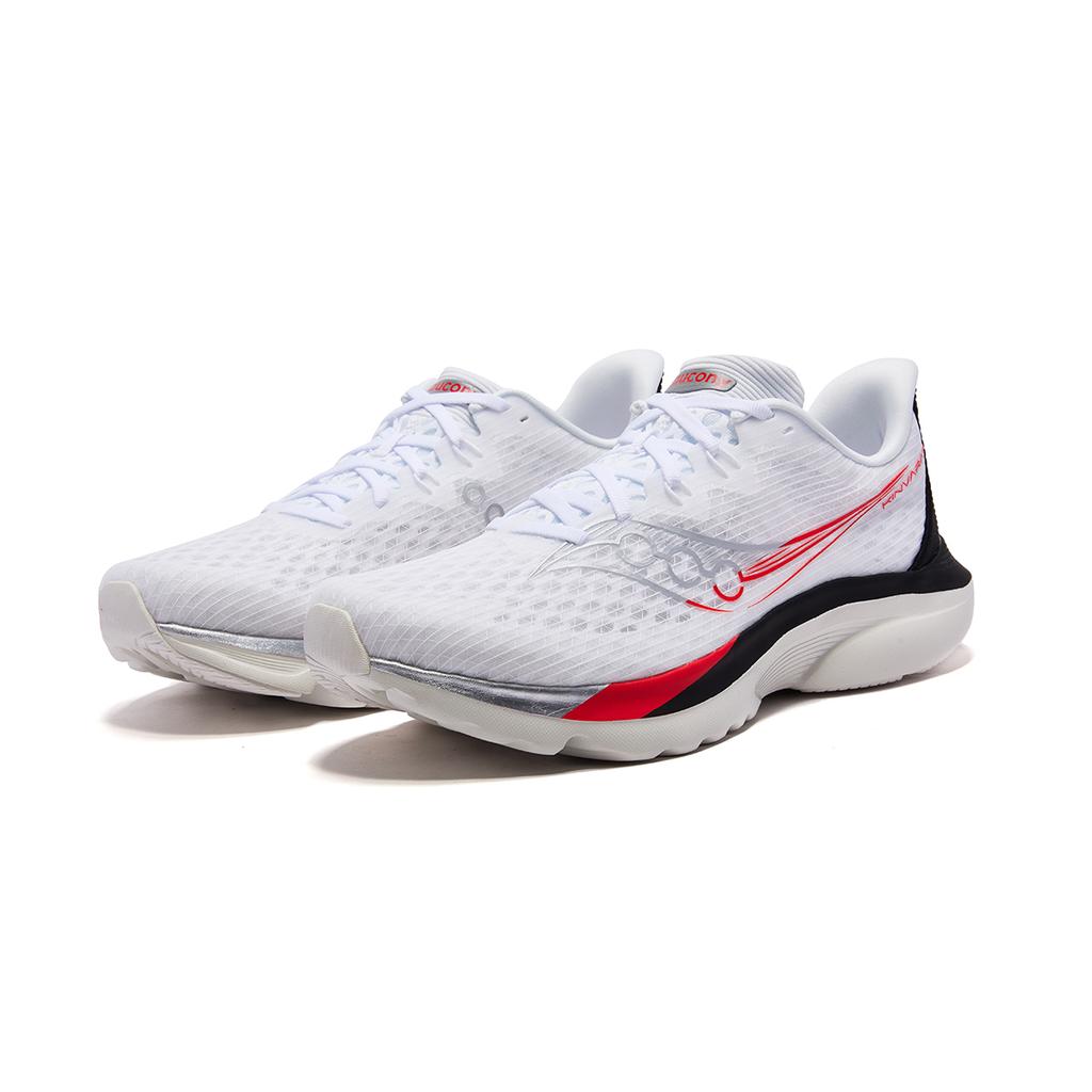 SAUCONY Kinvara 16 Comfortable Versatile Breathable Lightweight Shock Absorbing Running Shoes Unisex Sneakers White S31020-551