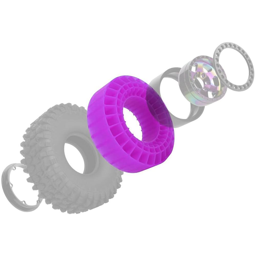 9IMOD 1.9inch Tires Insert Silicone Rubber Insert Foam Waterproof for 1/10 TRX4 SCX10