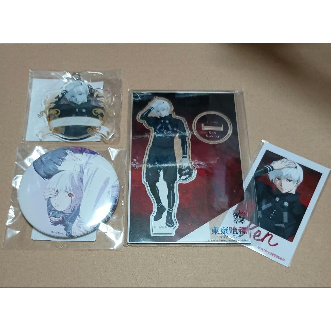 Used Tokyo Ghoul Kujibikido Acstar Ackey Can Badge Bonus Bromide Ken Kaneki