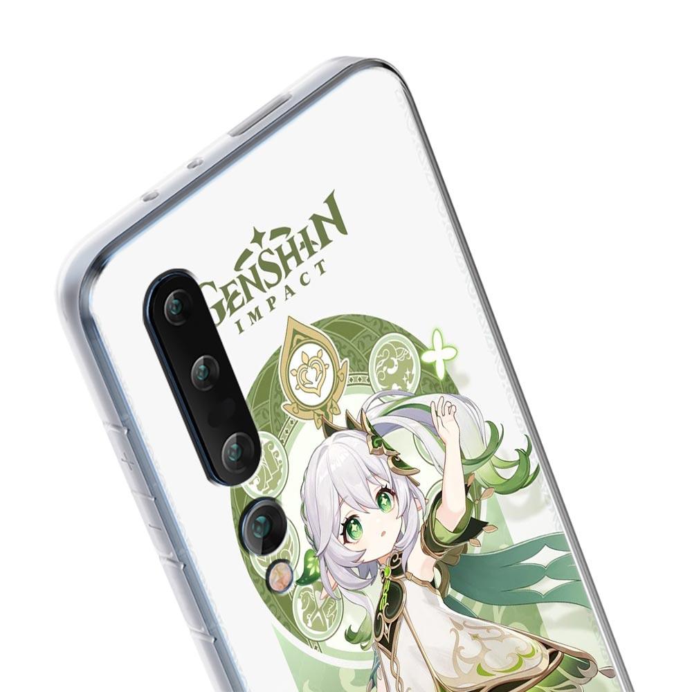 Phone Case For Xiaomi Mi Poco X7 X6 X5 NFC X3 Pro 17 15T 15 14T 14 13T 11 12 13 Lite Clear TPU Cover Genshin Impact Nahida