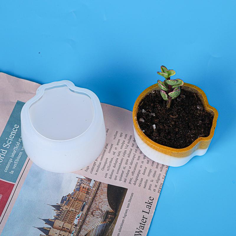 Silicone Mold Flower Pot DIY Home Decor Mold