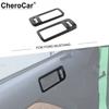 2x Door Handle Cover Trim Bezel Sticker Carbon Fiber For Ford Mustang 2004-2014
