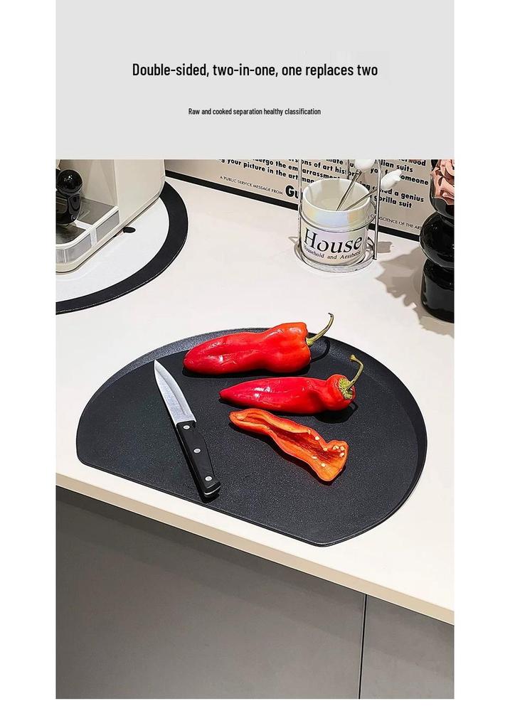 Double-Sided TPU Cutting Board: Non-Slip, Thickened, Food-Grade, Ideal for Fruits & Baby Food