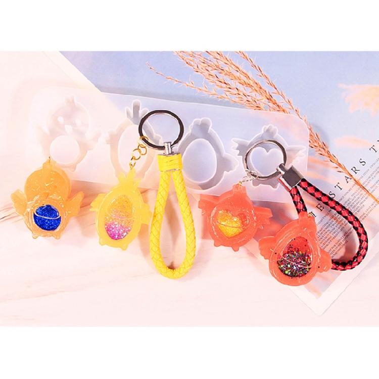 Earring Pendants Silicone Mold DIYs Animal Dog Shaped Keychain Molds Epoxy Resin