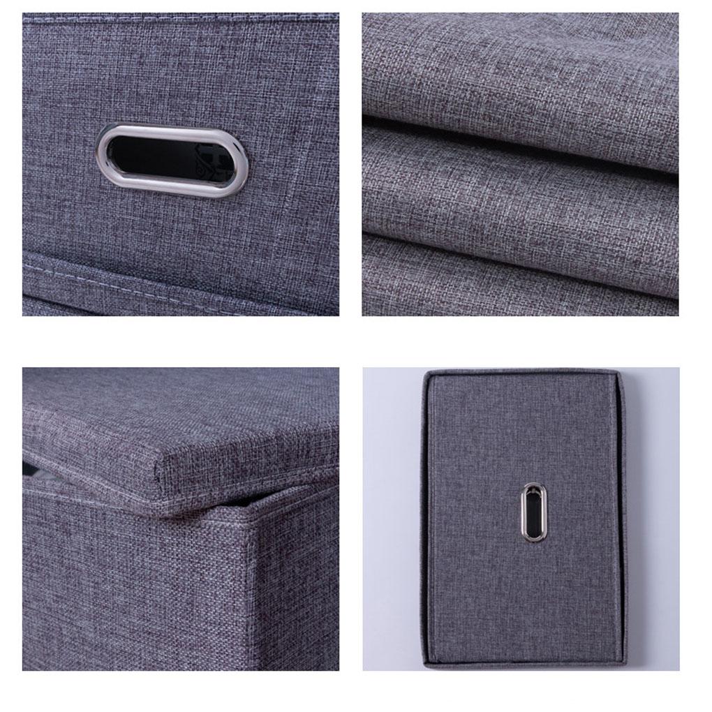 Capacity Lid Clothes Fabric Storage Box Organizer Closet Quilt Home Household Office Nursery Organization Tool