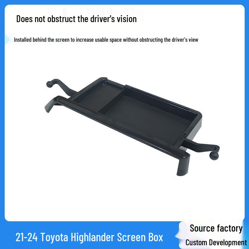 

Toyota Highlander Crown 21-24 Phone Mount & Rear Console Storage Box Dashboard