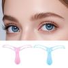 1/2/4/6Pcs Eyebrow Stencil Eyebrow Template with Handle Brow Mapping Guide Auxiliary Card Reusable Fast Brow Shaping Tools