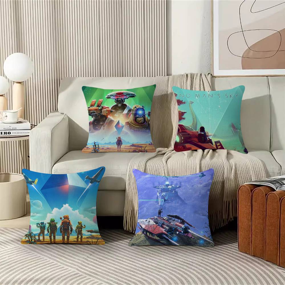 No Man S Sky Space Game Pillow Cover For Bedroom Room And Living Room Sofa Decorative Cushion Cover