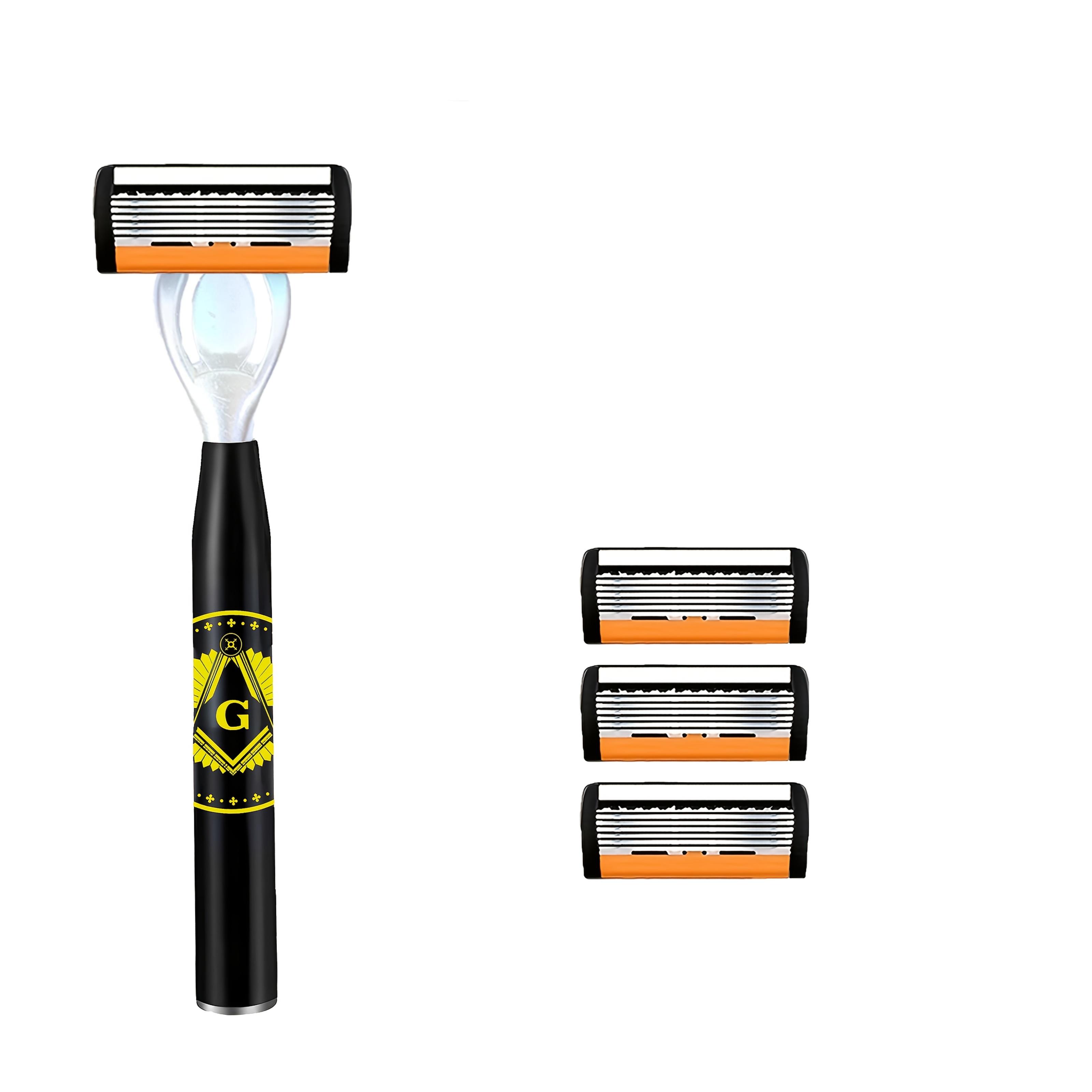 

High Quality Man Safety Razor Blade 6 Layer German Stainless Steel Shaving Cartridges Compatible Mach Shaver