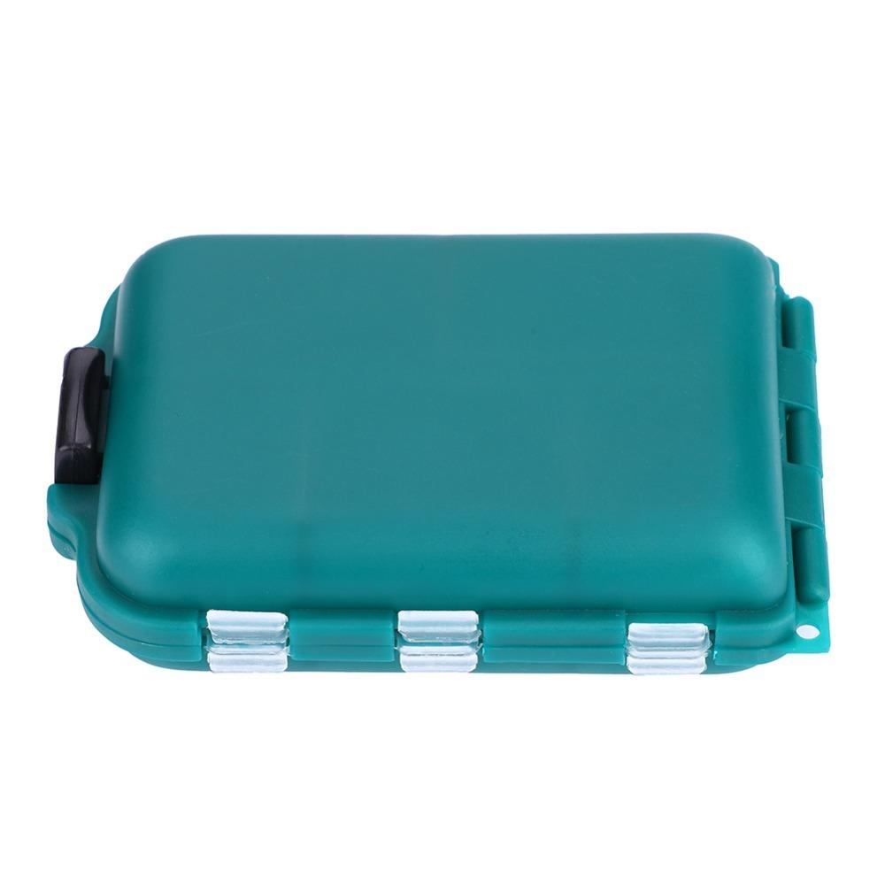 3PCS Double Layer Fishing Baits Box 10 Slots Lure Storage Box Hooks Storage Case  Fly Fishing