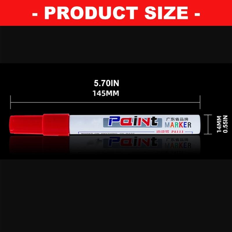 Car Wheel Touch Up Pen for Small Chips and Scratches, Pen Style Paint Marker, Rapid-Drying Finish, Single Pack