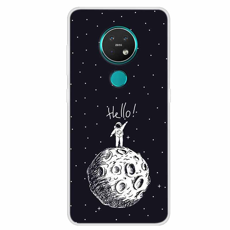 Per Custodia Nokia 7.2 Nokia 6.2 Lusso Silicone TPU Morbida Cover Posteriore Custodia Telefono Per Nokia 7.2 Funda TA-1193 TA-1178 Cartone Animato Coque