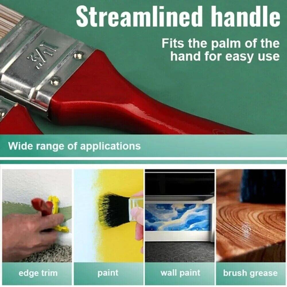 Paint Edger Tool Handheld Paint Roller Brush Kit Indoor Outdoor for Wall Ceiling
