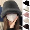 Furry Winter Furry Hat Oversize Plush Hat Cute Fisherman's Hat  Winter
