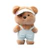 Bear Teddy Suspenders Plush Keychain Doll Bag Pendant Toy Animal Cartoon Gifts