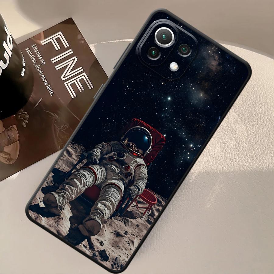 Cartoon Astronaut Art Funda Phone Cover Case for Xiaomi Mi 10T 12X 12T Pro 13 Lite 11T 12 11 14