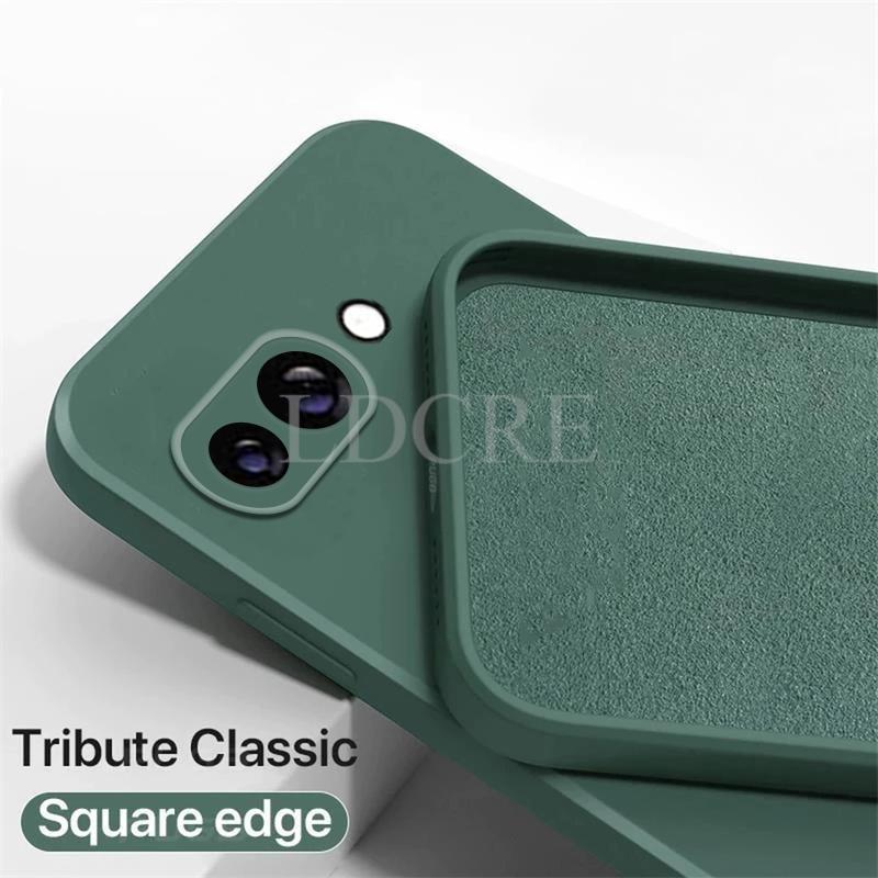 Liquid Silicone Cover For Google Pixel 9a Case Plain Coque Google Pixel 9a Cover TPU Rubber Phone Protector Case Pixel 9 a Cover
