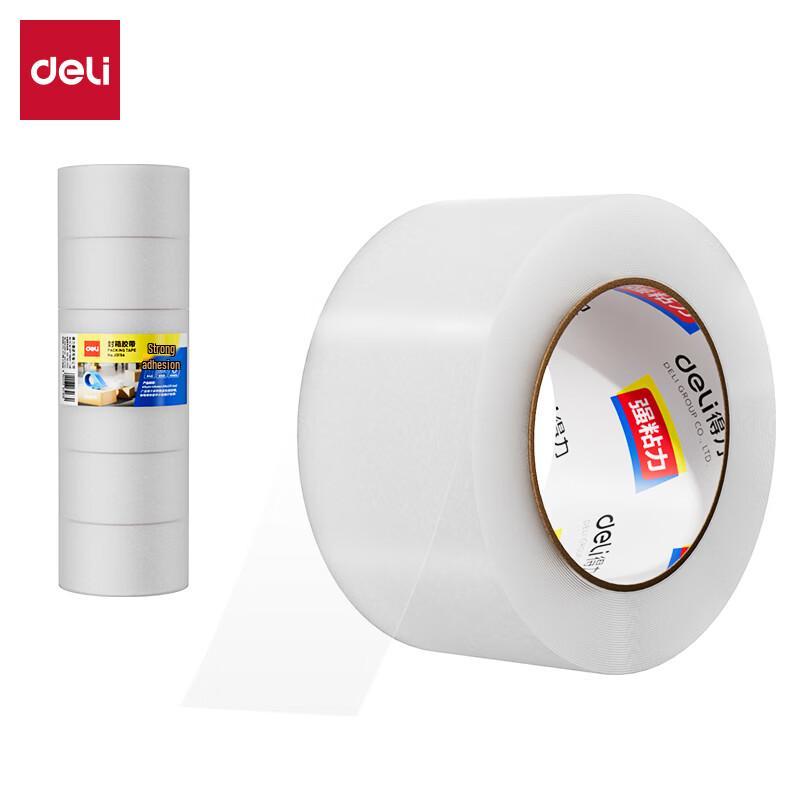Deli 30334 Transparent Packaging Tape, 60mm x 150y